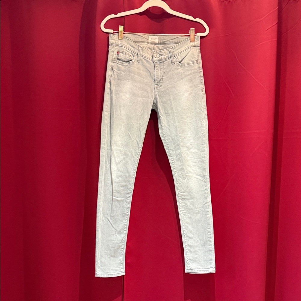 Hudson Jeans Women's Light gray  Skinny Jeans